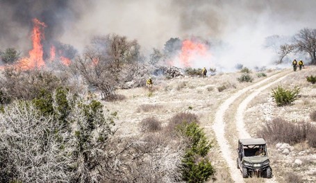 Prescribed burn at BCNWR